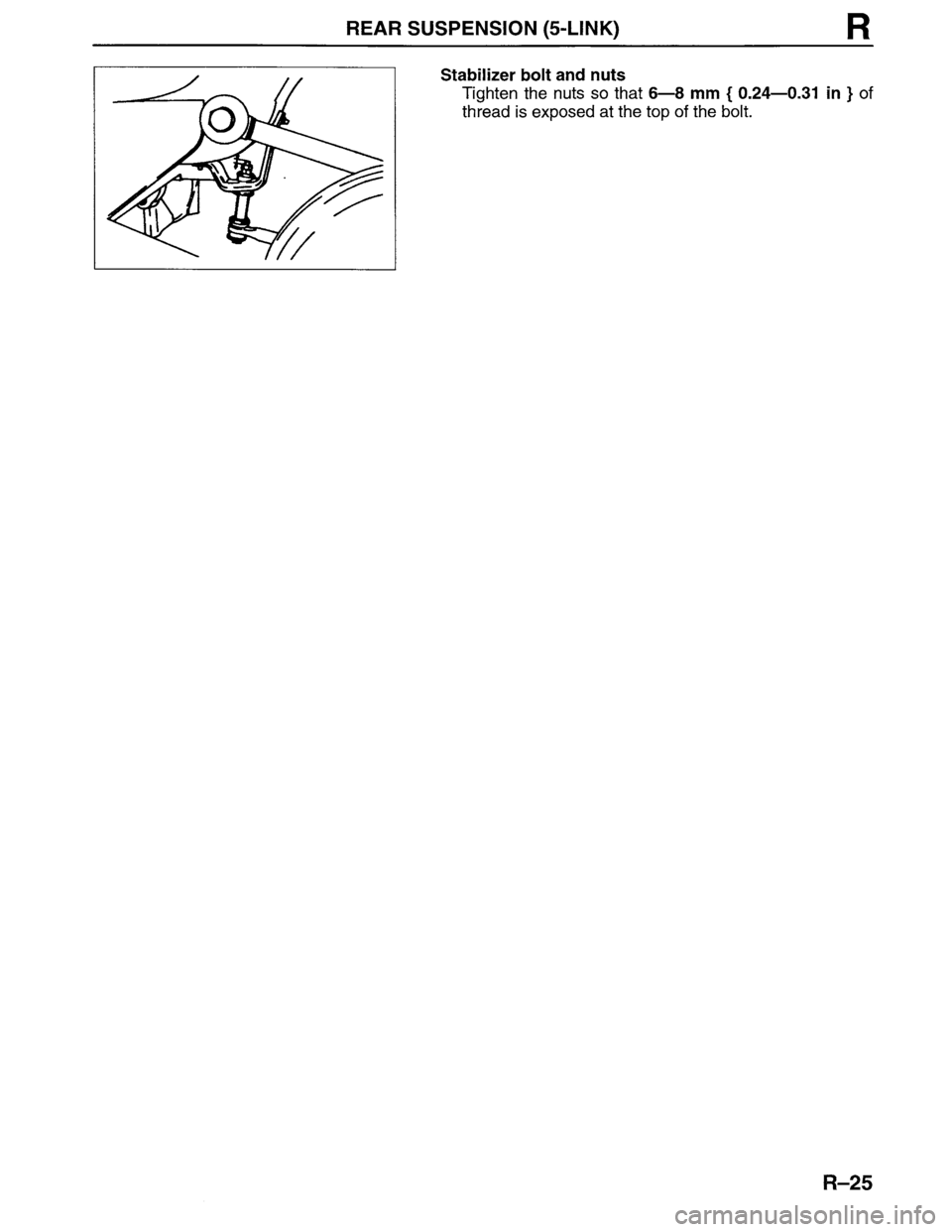 MAZDA MPV 1996  Workshop Manual 