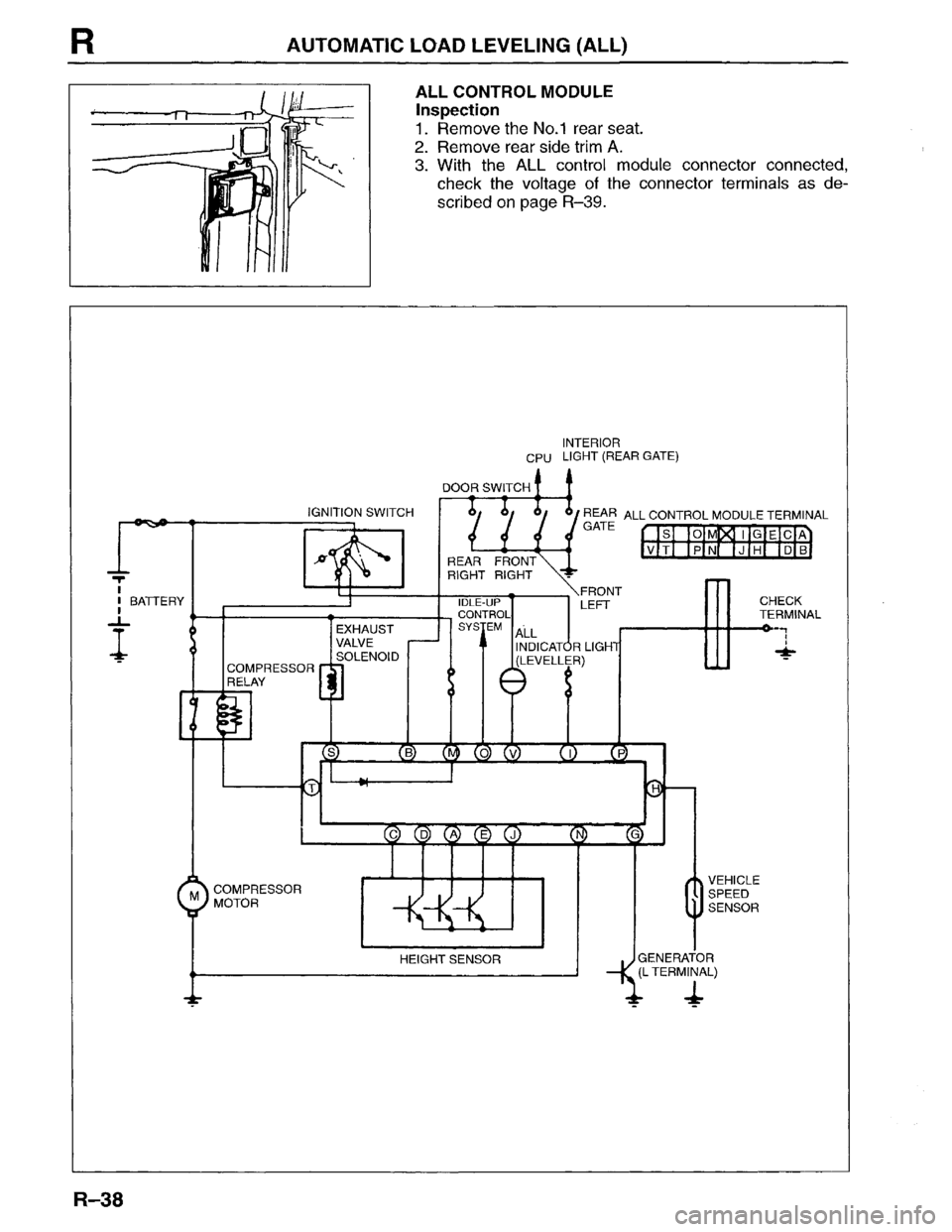 MAZDA MPV 1996  Workshop Manual 