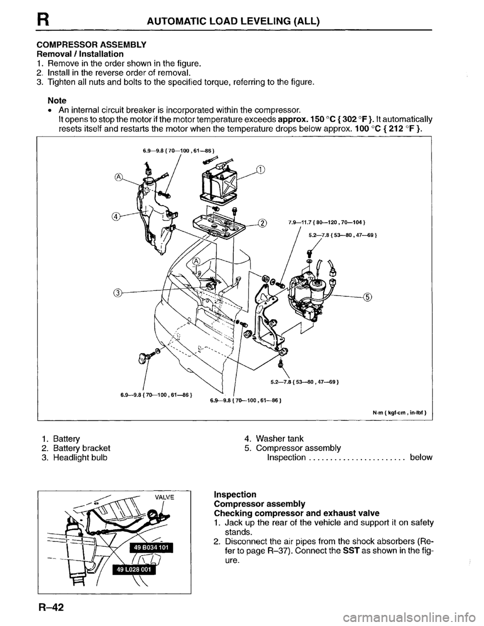 MAZDA MPV 1996  Workshop Manual 