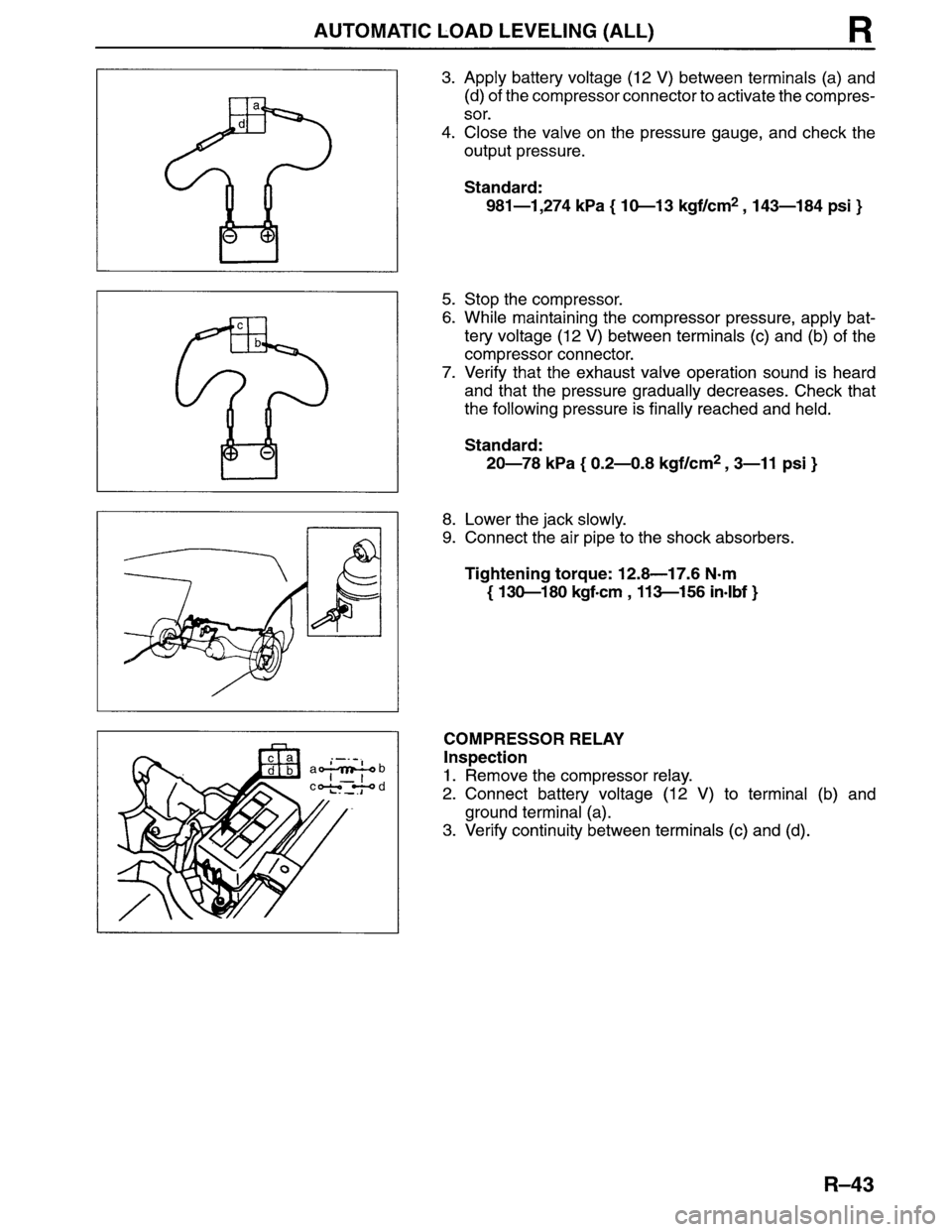 MAZDA MPV 1996  Workshop Manual 
