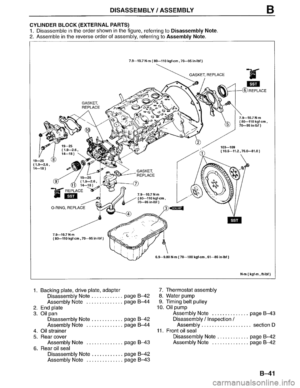 MAZDA MPV 1996  Workshop Manual 