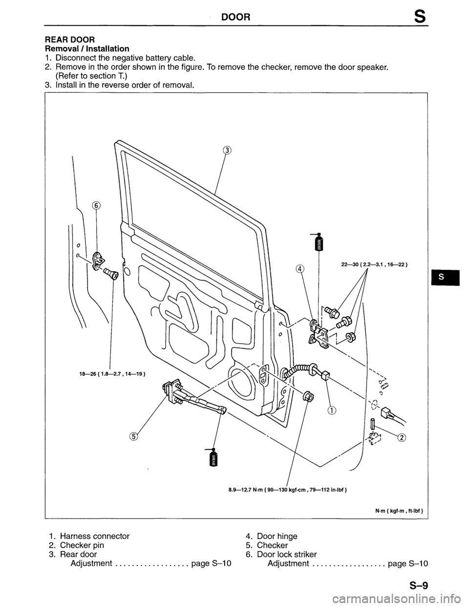 MAZDA MPV 1996  Workshop Manual 