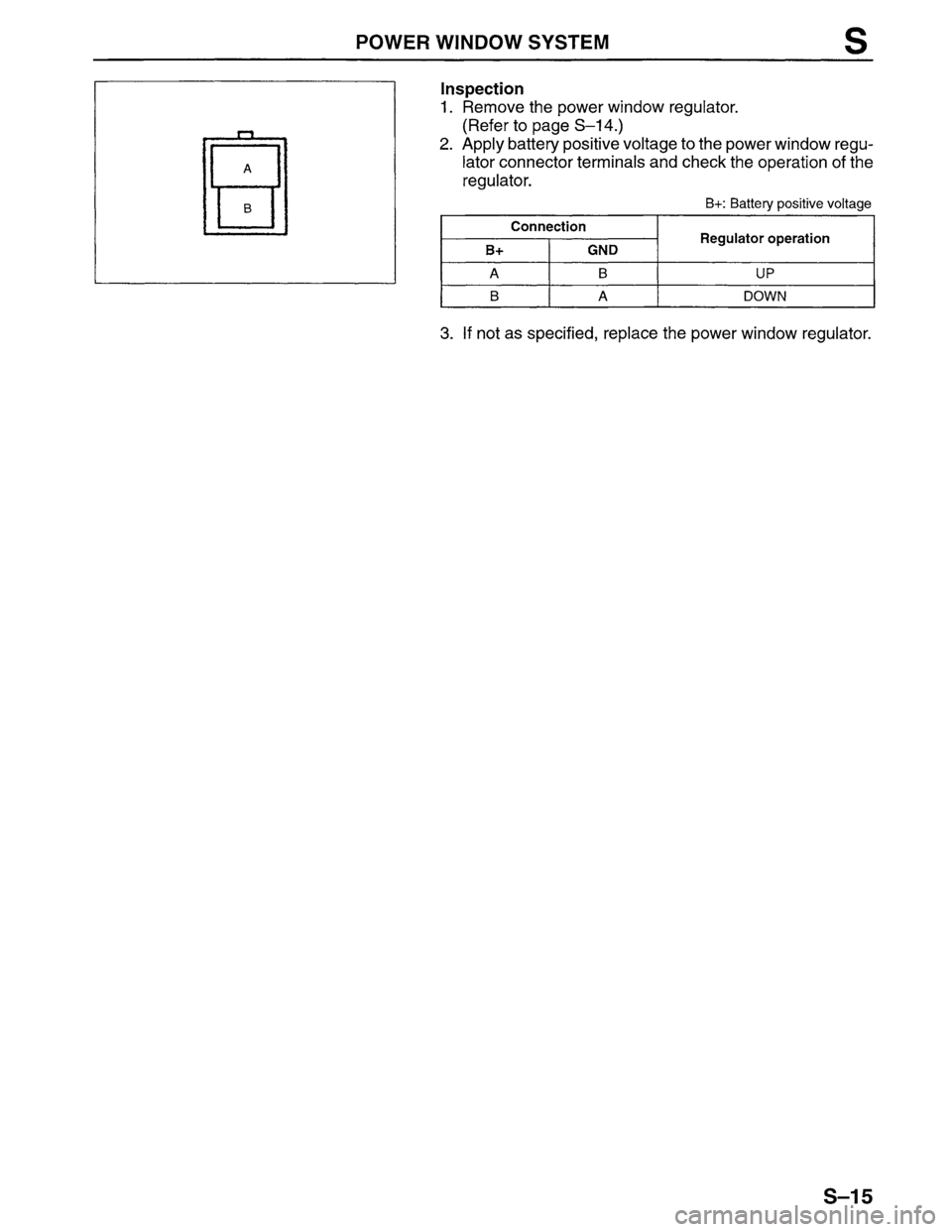 MAZDA MPV 1996  Workshop Manual 