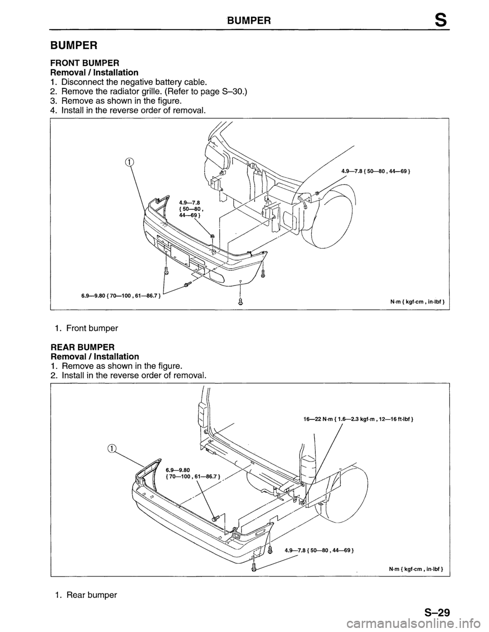 MAZDA MPV 1996  Workshop Manual 