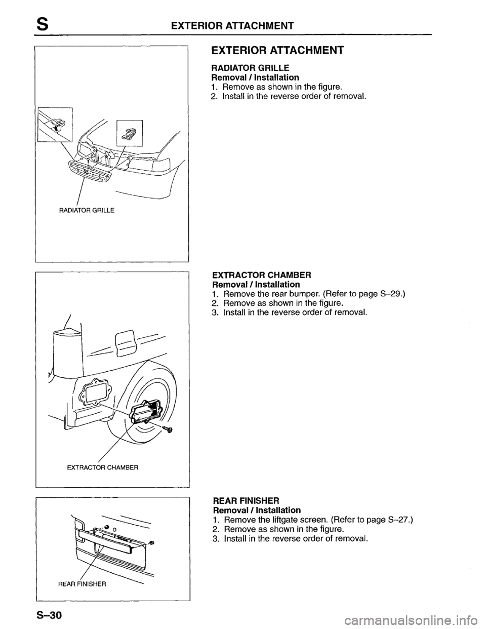 MAZDA MPV 1996  Workshop Manual 