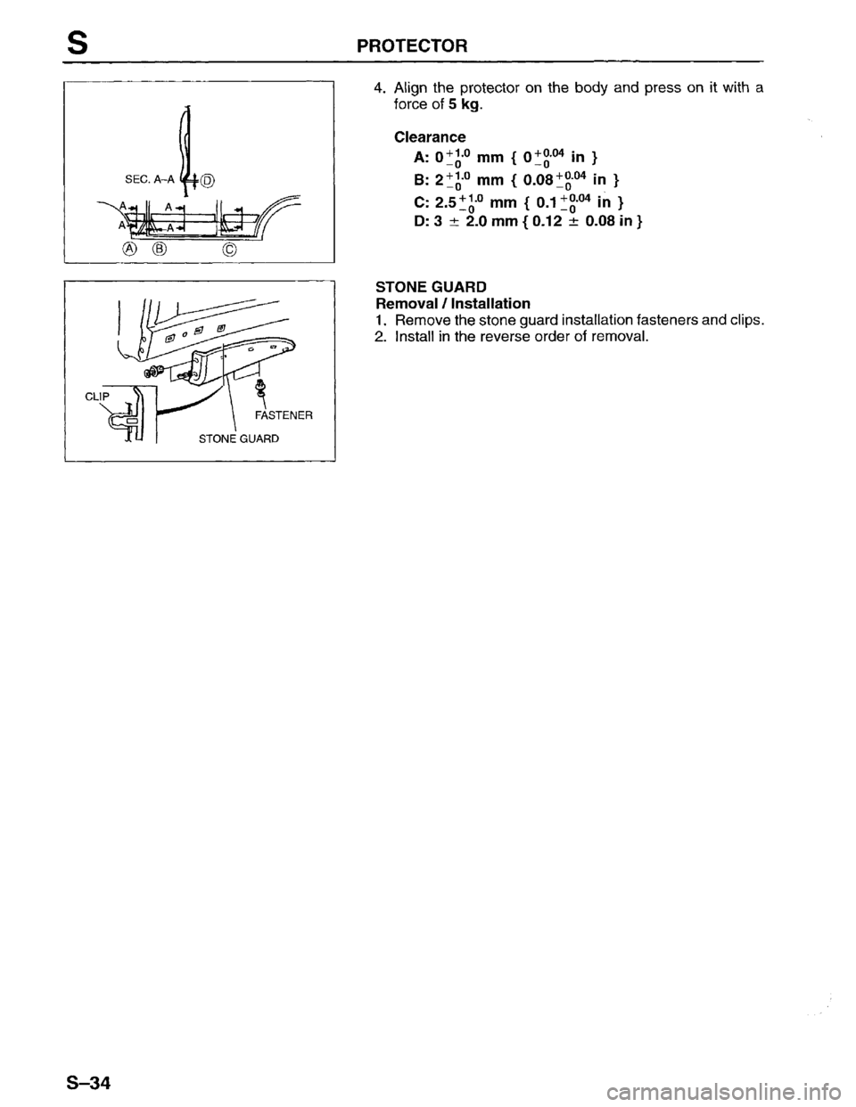 MAZDA MPV 1996  Workshop Manual 