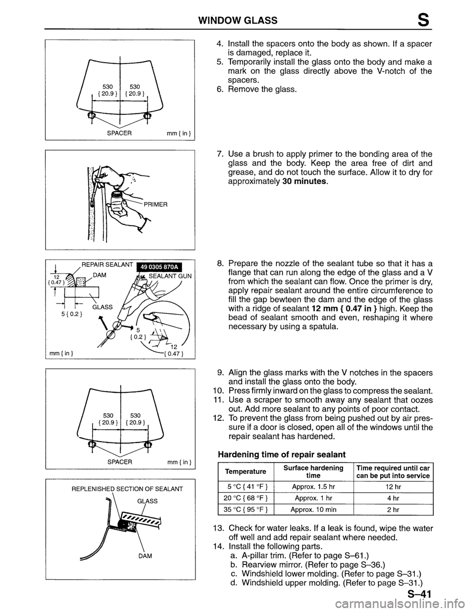 MAZDA MPV 1996  Workshop Manual 