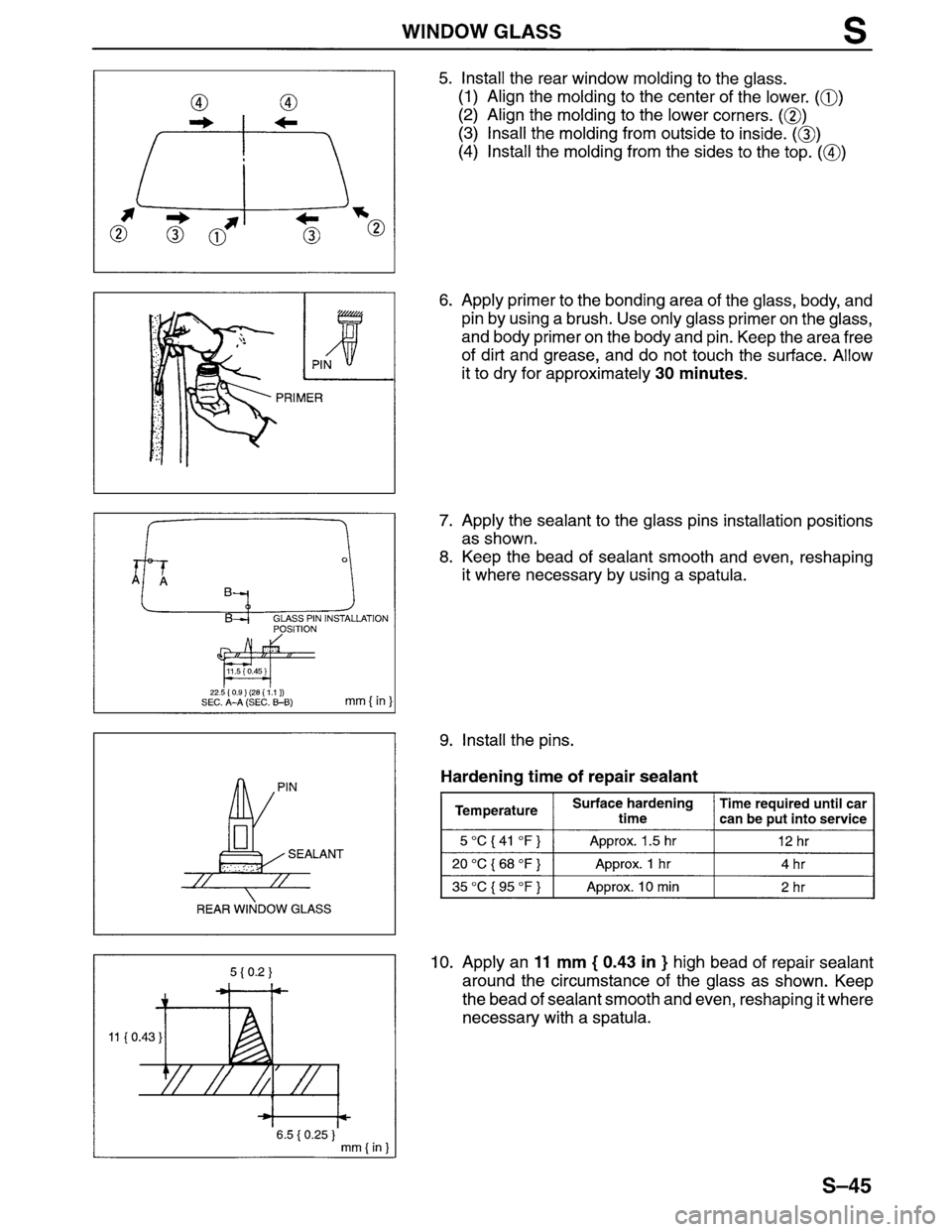 MAZDA MPV 1996  Workshop Manual 