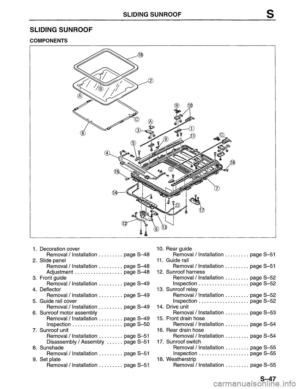 MAZDA MPV 1996  Workshop Manual 