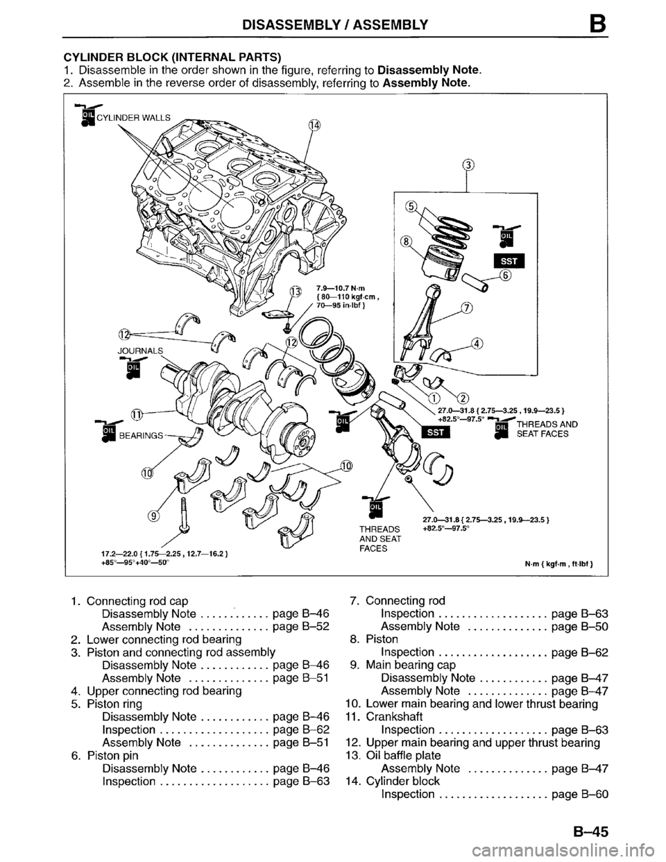 MAZDA MPV 1996  Workshop Manual 