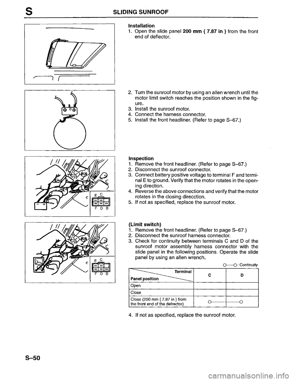 MAZDA MPV 1996  Workshop Manual 