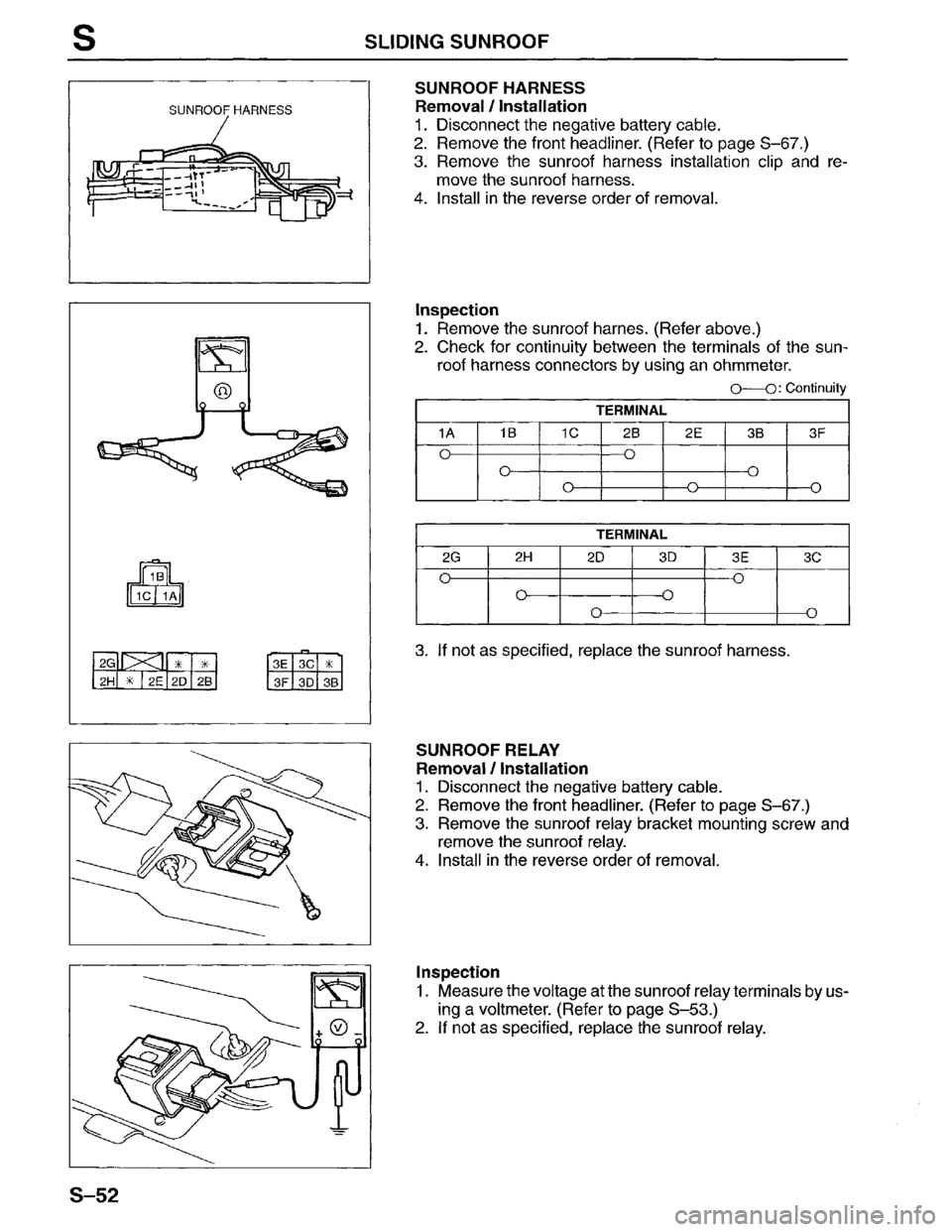 MAZDA MPV 1996  Workshop Manual 
