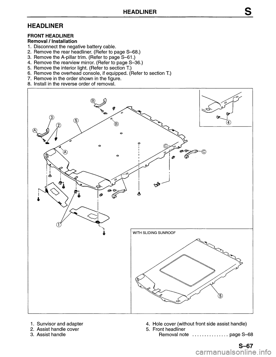 MAZDA MPV 1996  Workshop Manual 