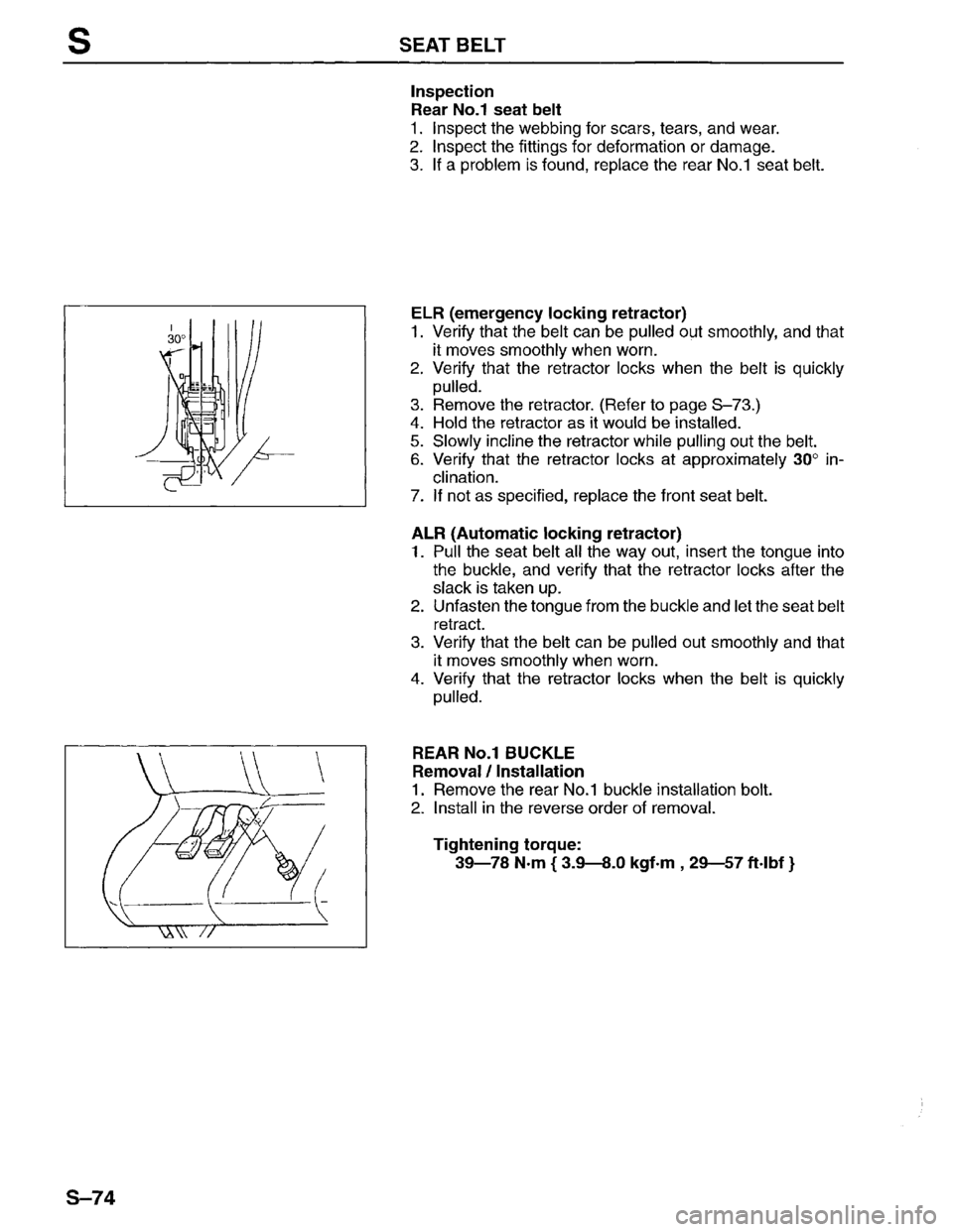 MAZDA MPV 1996  Workshop Manual 