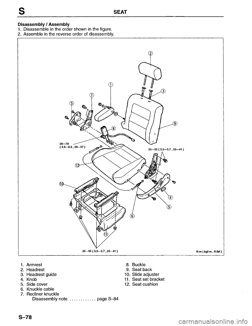 MAZDA MPV 1996  Workshop Manual 