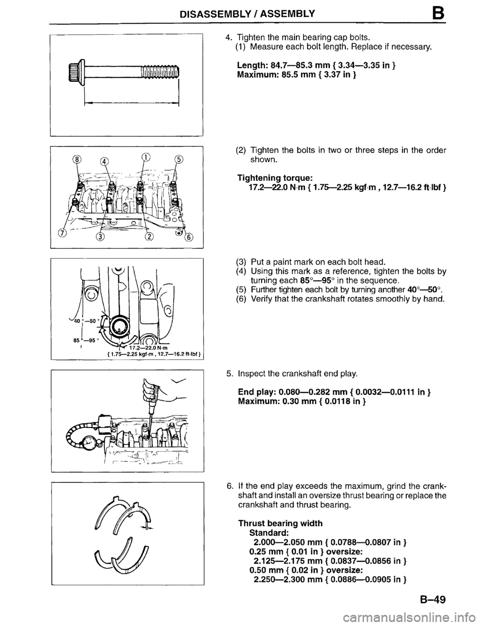 MAZDA MPV 1996  Workshop Manual 
