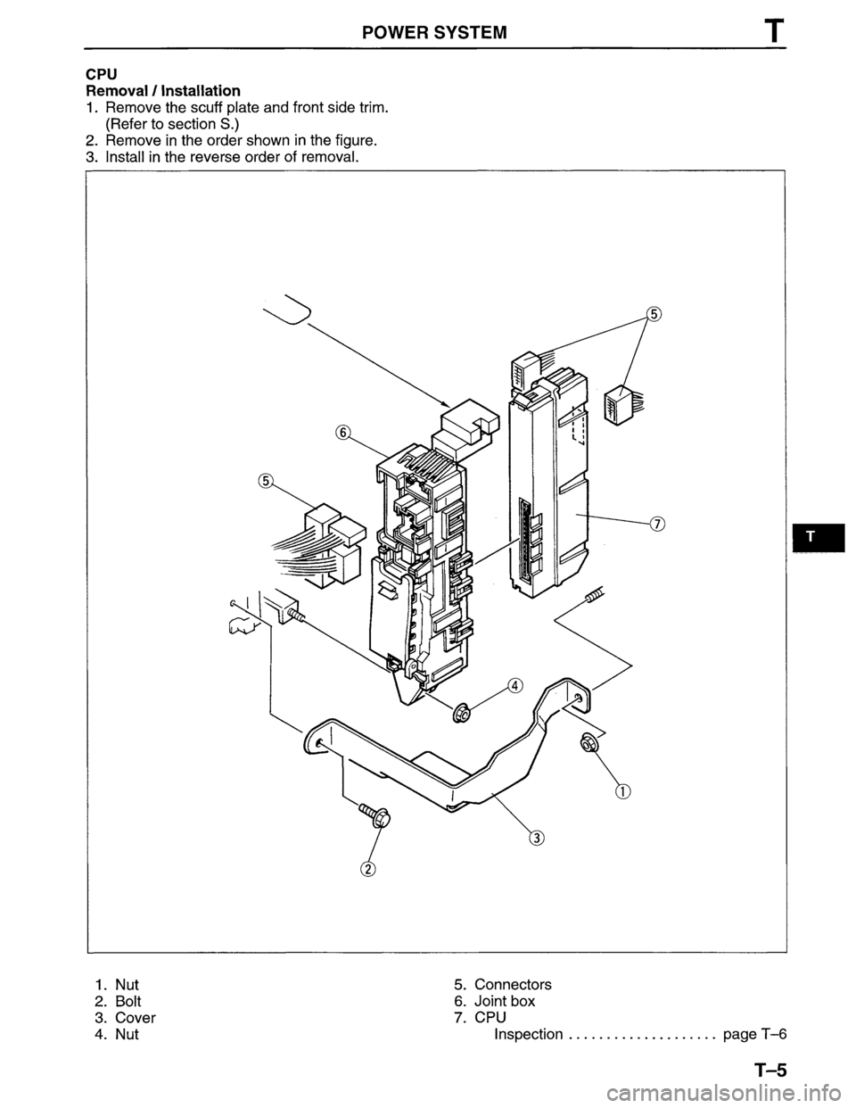 MAZDA MPV 1996  Workshop Manual 