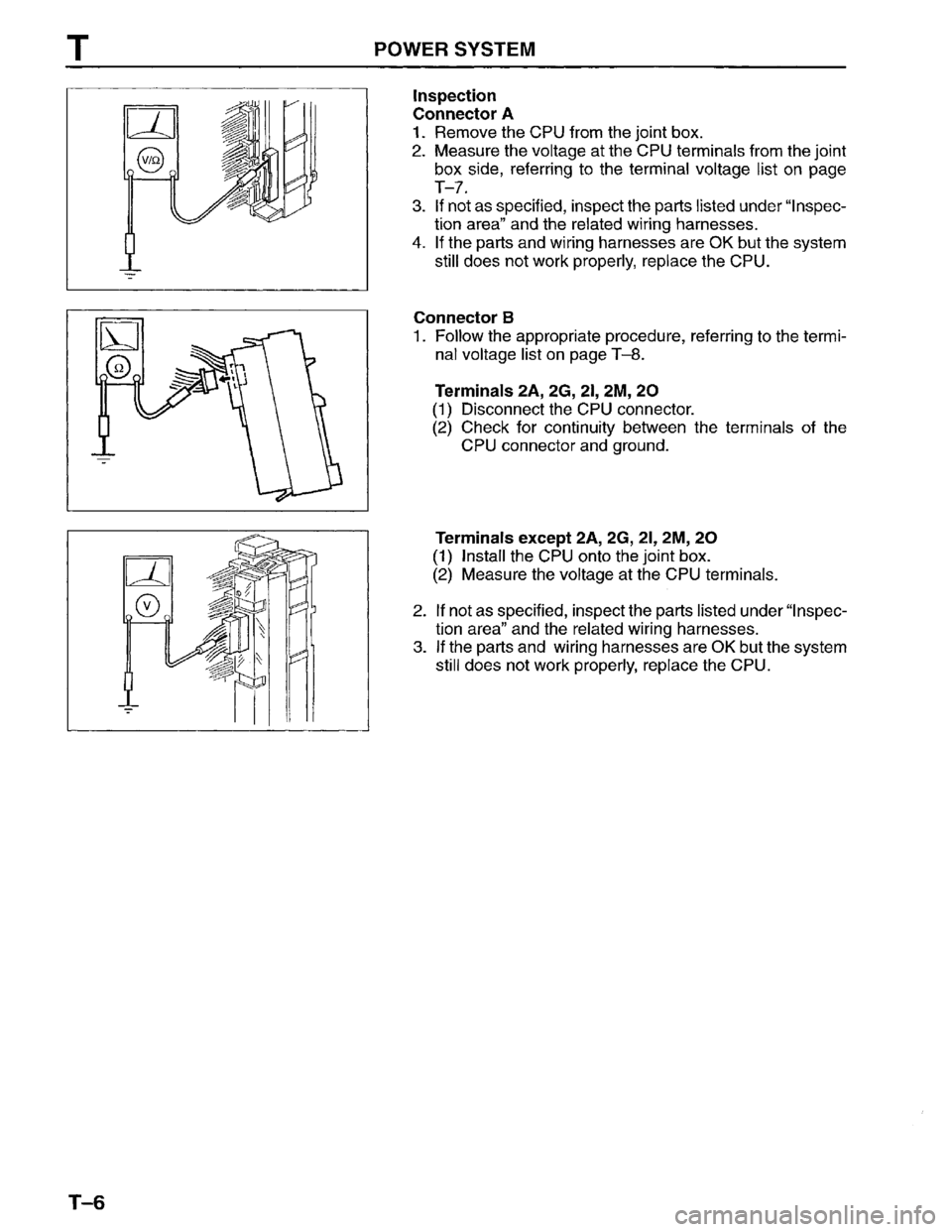 MAZDA MPV 1996  Workshop Manual 