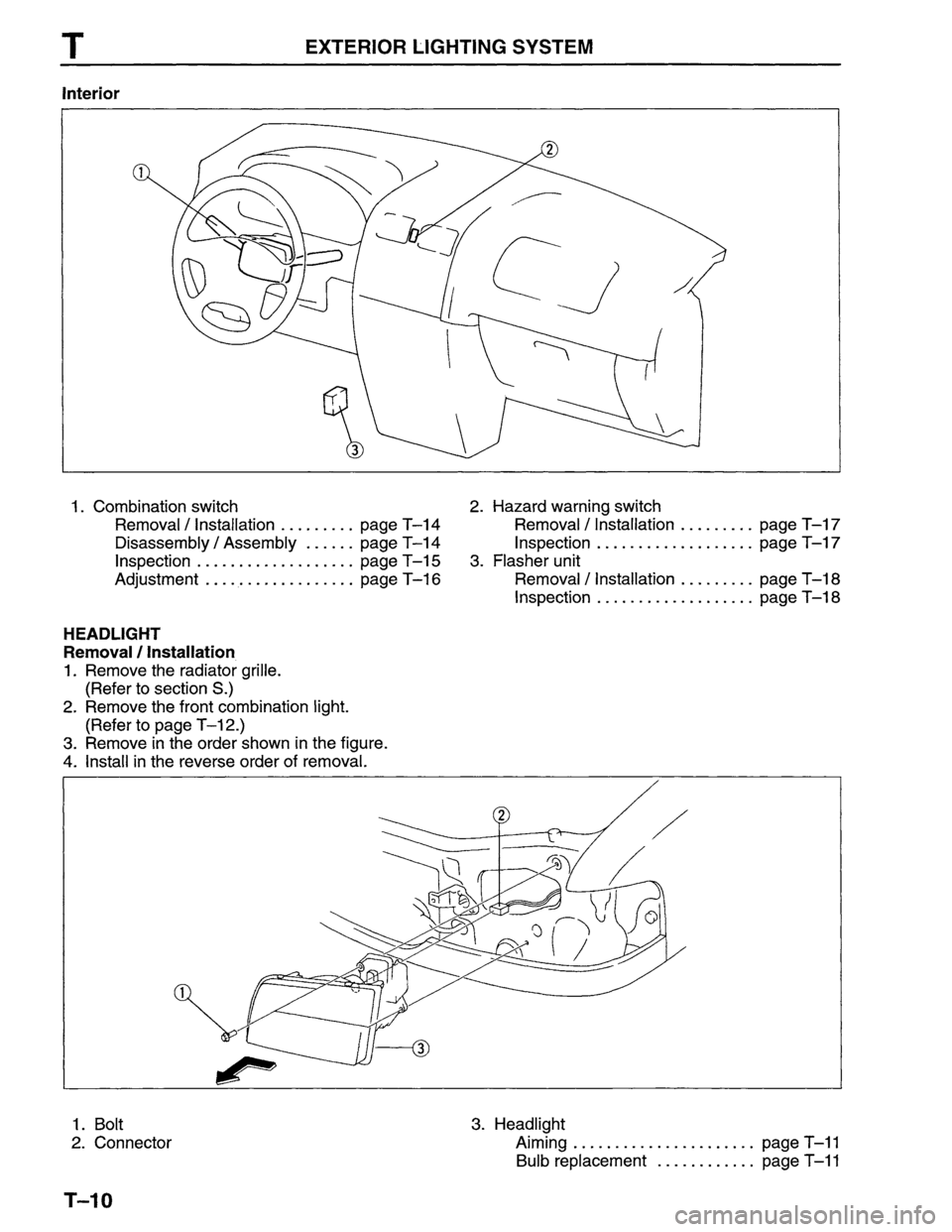 MAZDA MPV 1996  Workshop Manual 