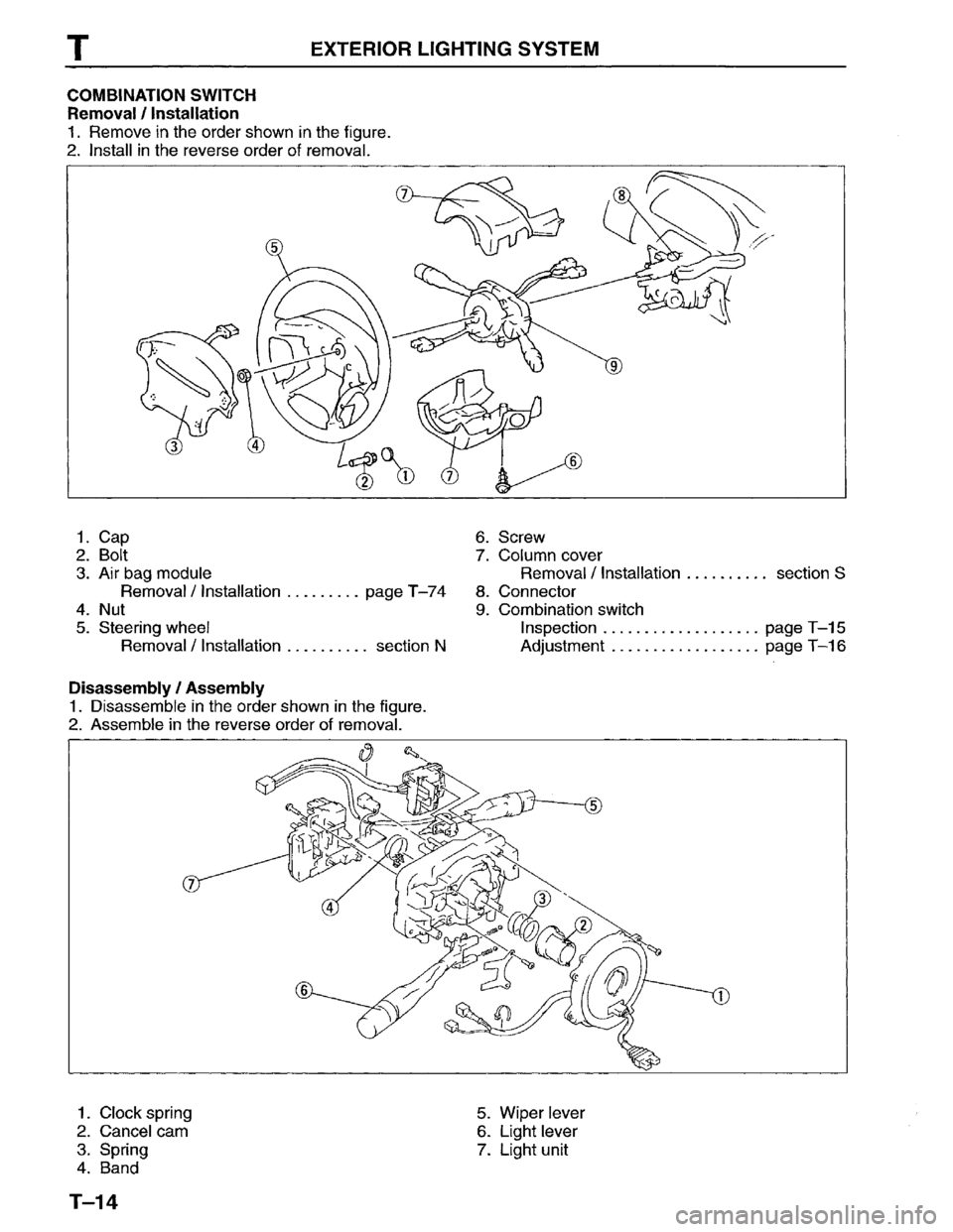 MAZDA MPV 1996  Workshop Manual 