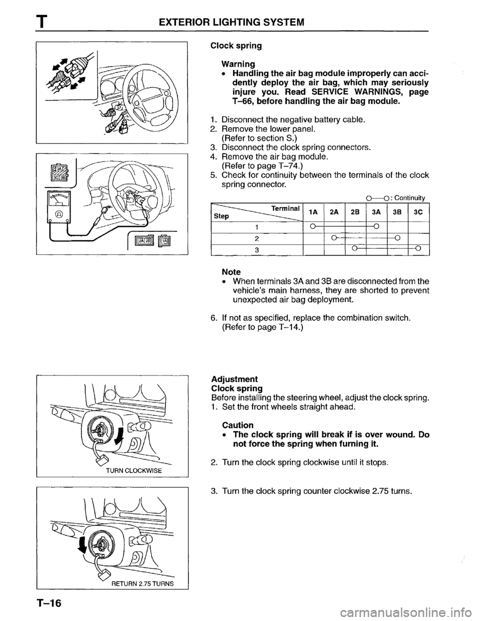 MAZDA MPV 1996  Workshop Manual 