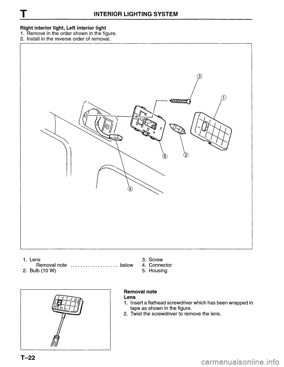 MAZDA MPV 1996  Workshop Manual 