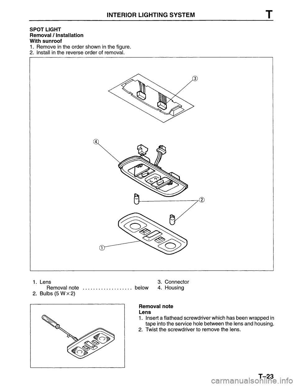 MAZDA MPV 1996  Workshop Manual 