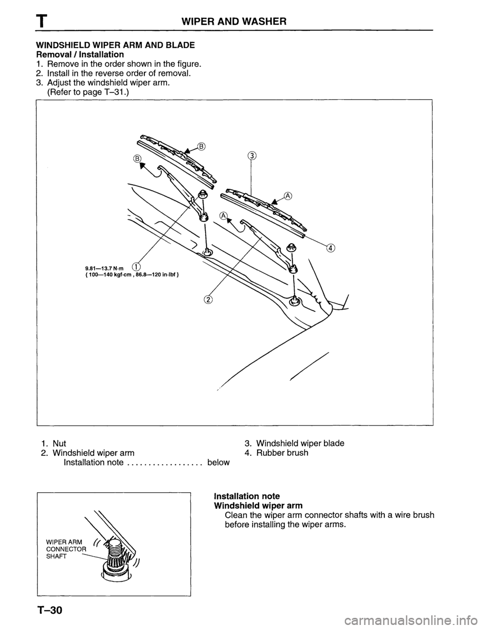 MAZDA MPV 1996  Workshop Manual 