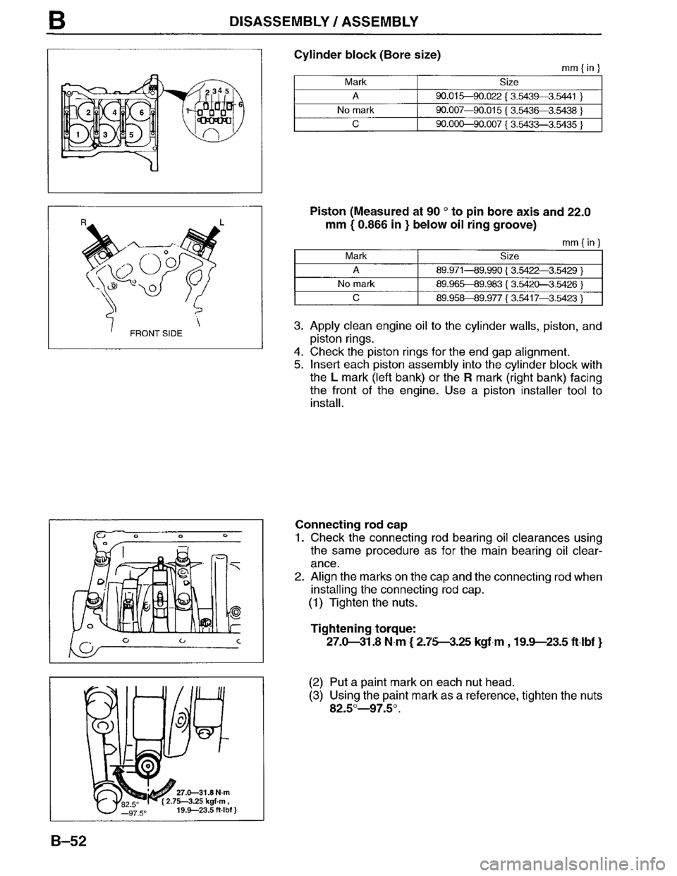 MAZDA MPV 1996  Workshop Manual 
