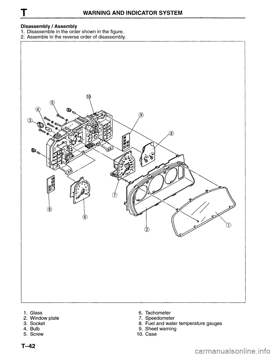 MAZDA MPV 1996  Workshop Manual 