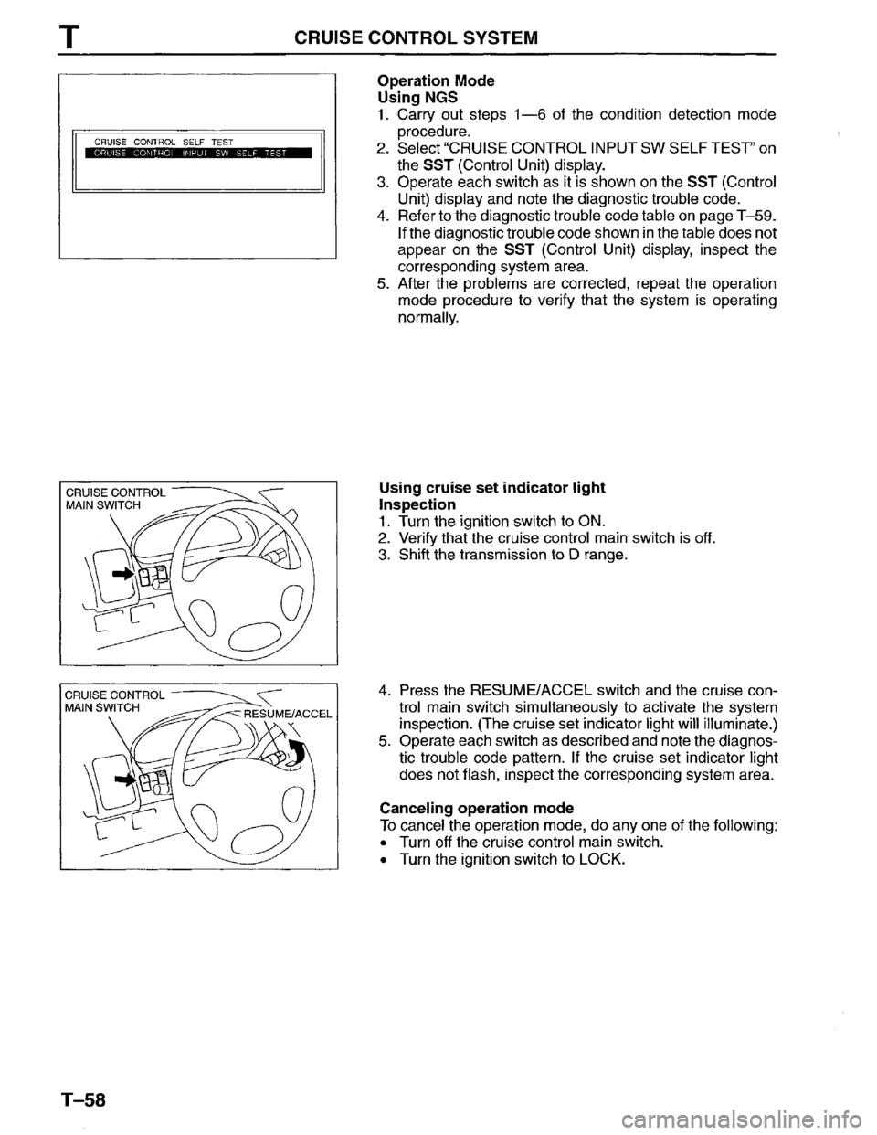 MAZDA MPV 1996  Workshop Manual 