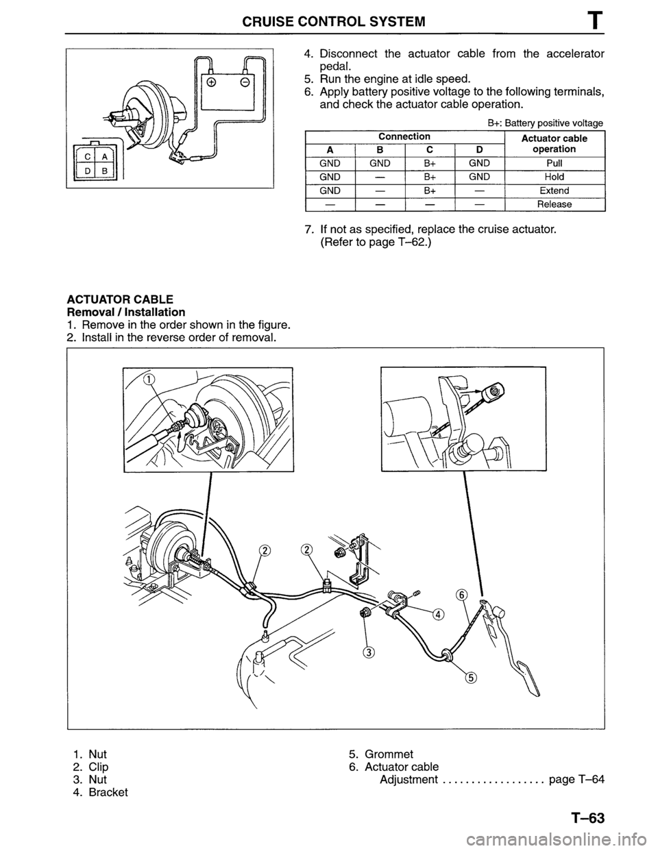 MAZDA MPV 1996  Workshop Manual 