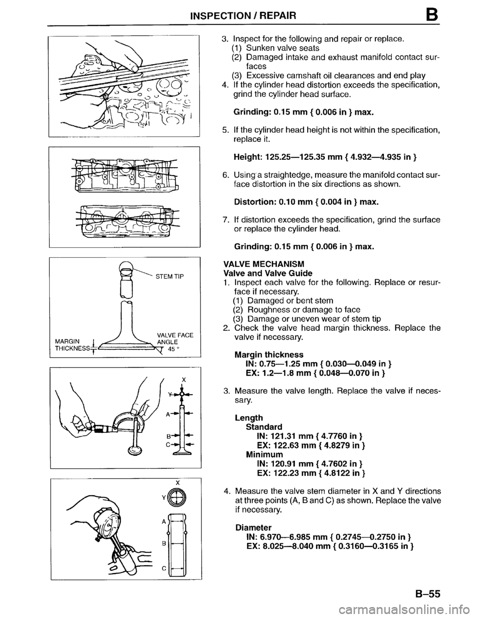 MAZDA MPV 1996  Workshop Manual 