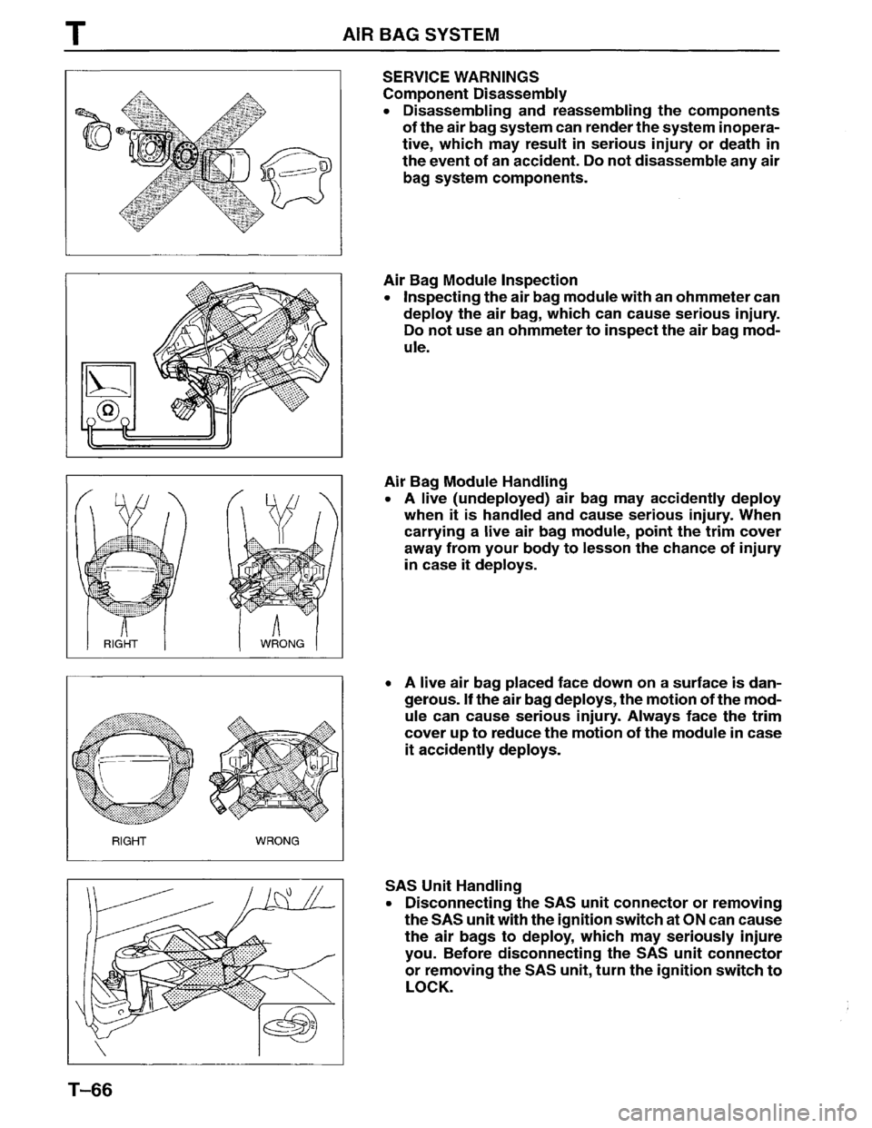 MAZDA MPV 1996  Workshop Manual 