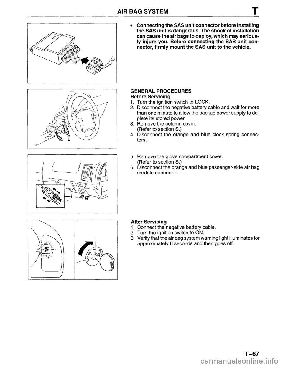 MAZDA MPV 1996  Workshop Manual 