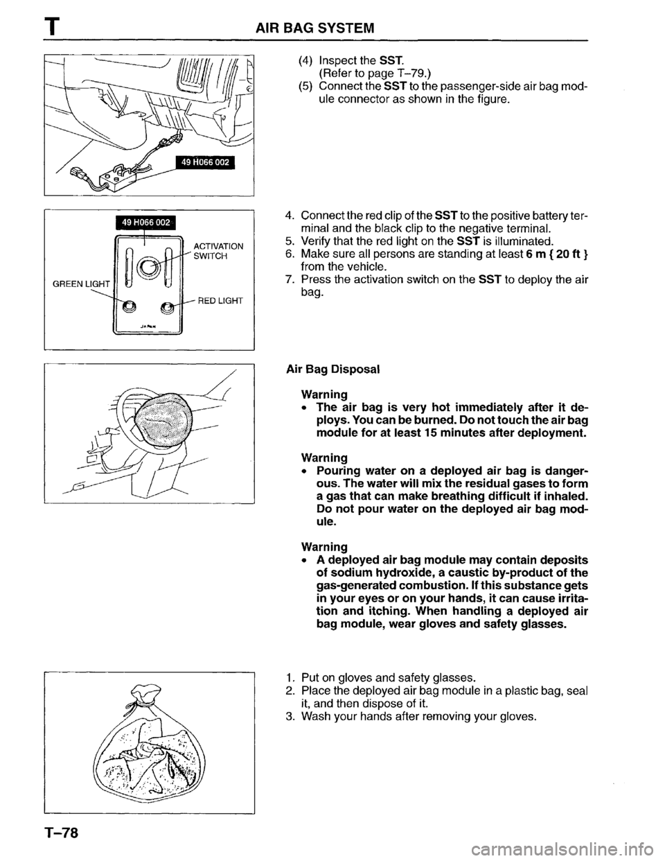 MAZDA MPV 1996  Workshop Manual 