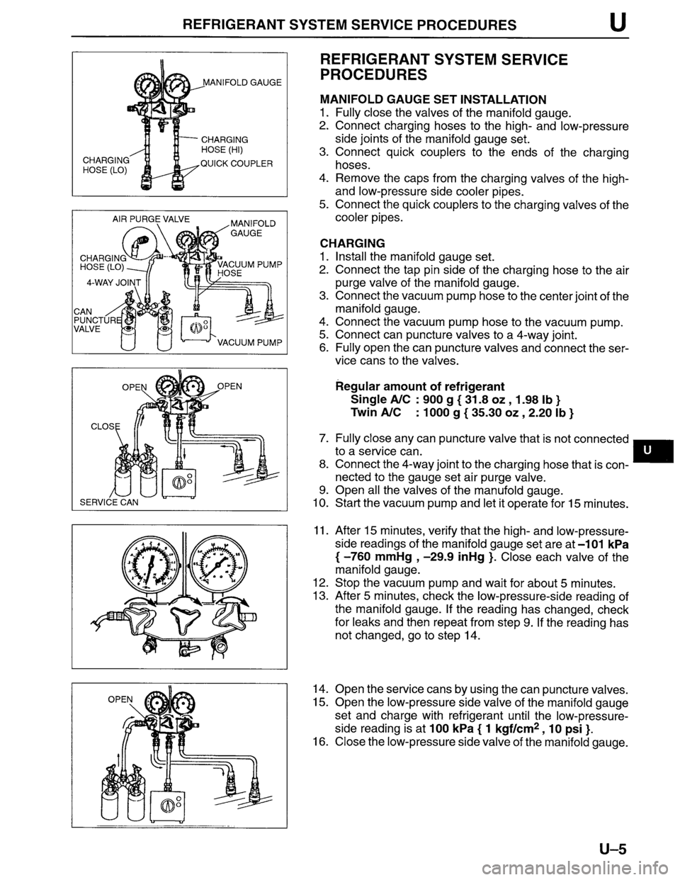 MAZDA MPV 1996  Workshop Manual 