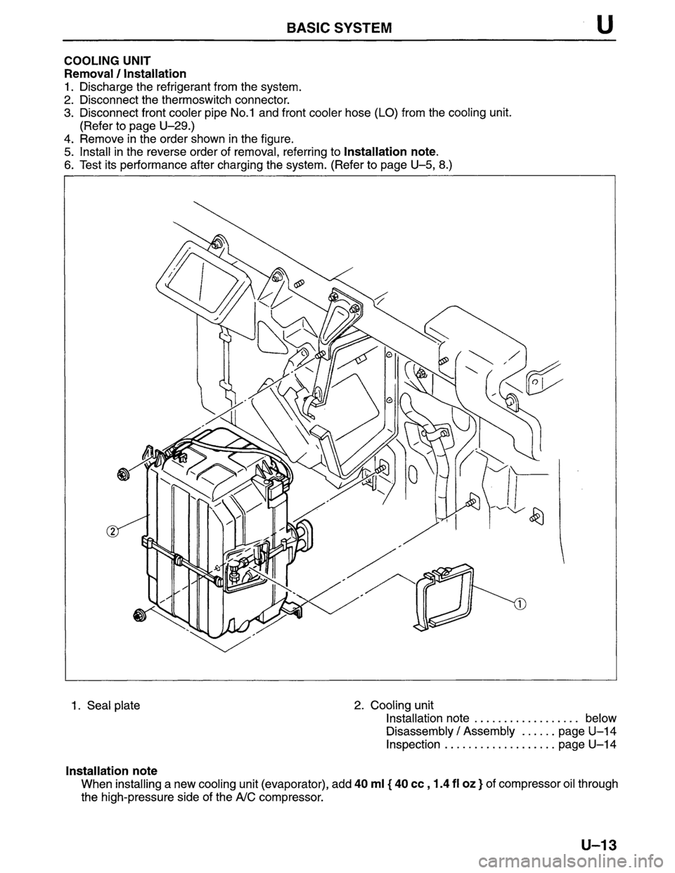 MAZDA MPV 1996  Workshop Manual 