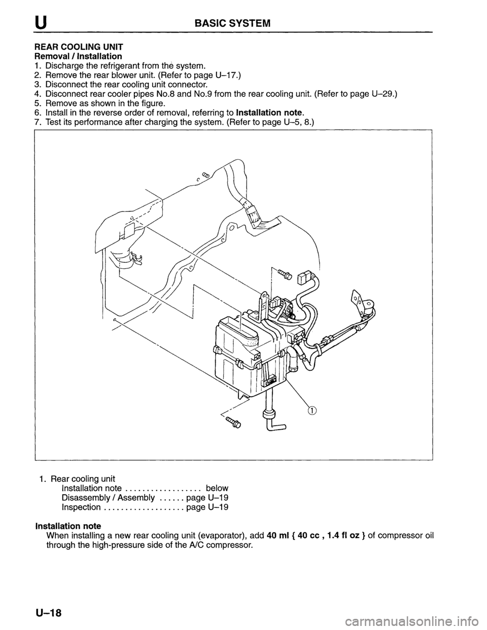 MAZDA MPV 1996  Workshop Manual 