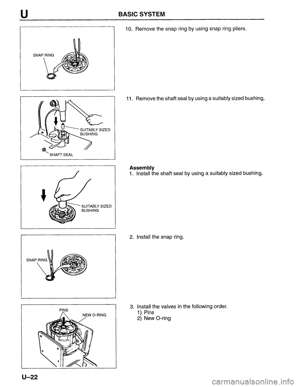 MAZDA MPV 1996  Workshop Manual 