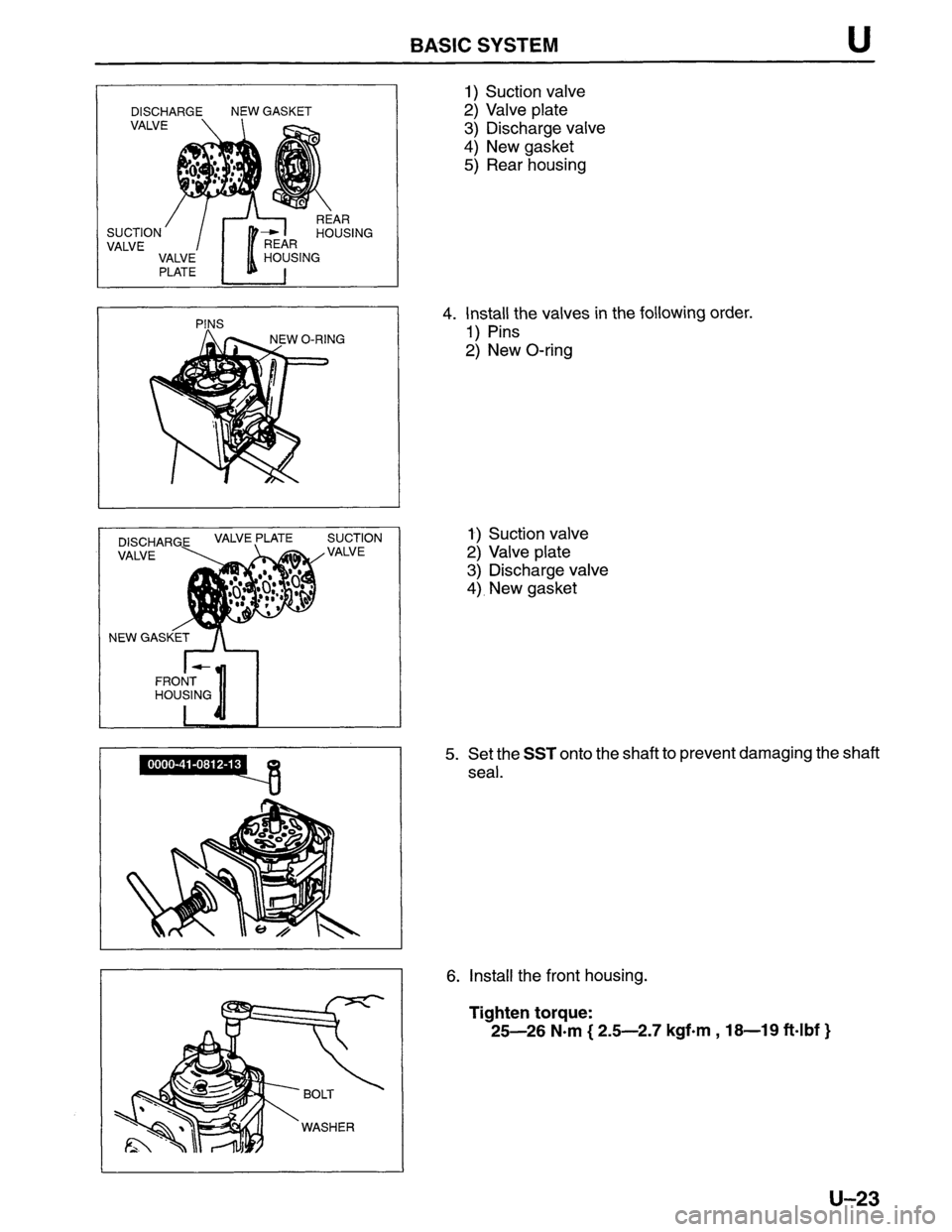 MAZDA MPV 1996  Workshop Manual 