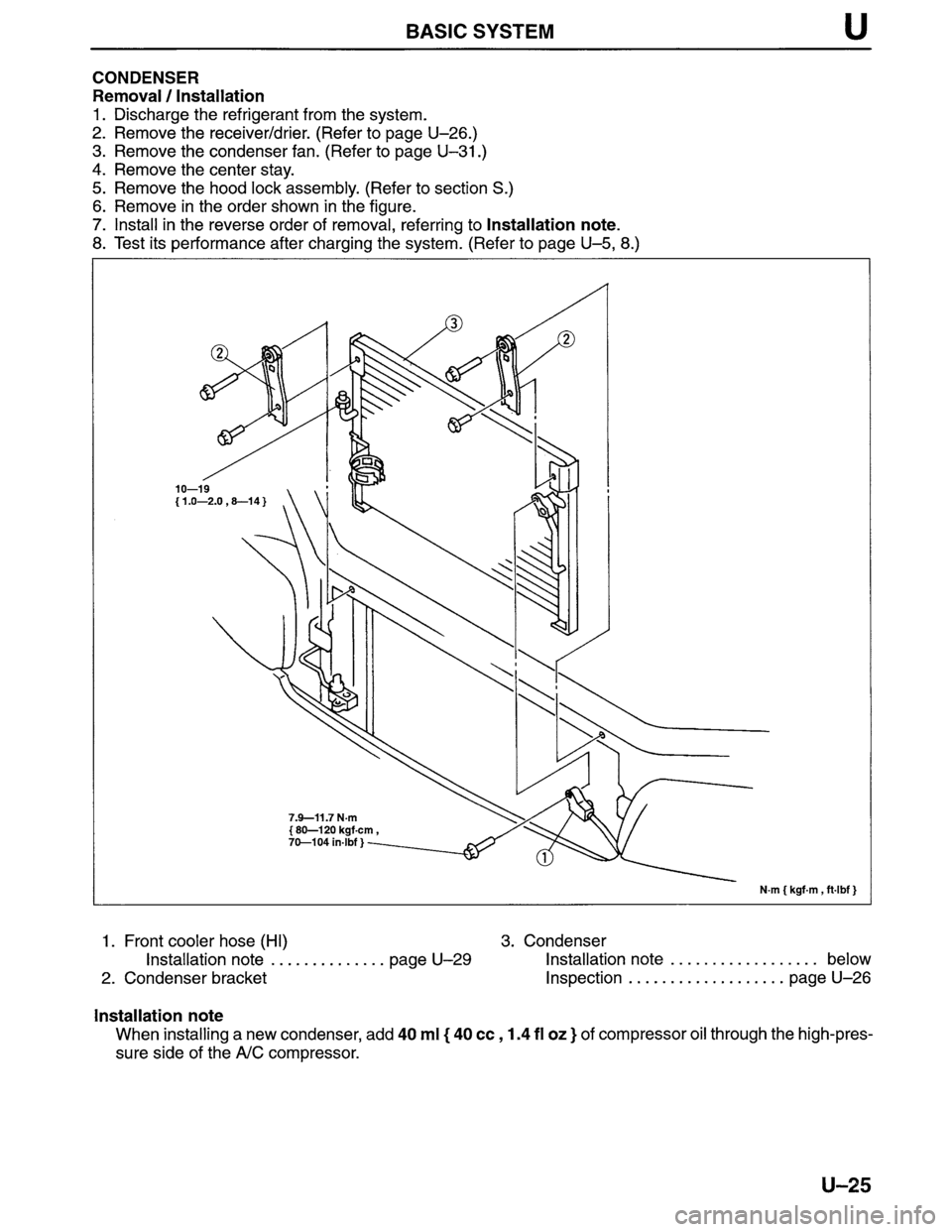 MAZDA MPV 1996  Workshop Manual 