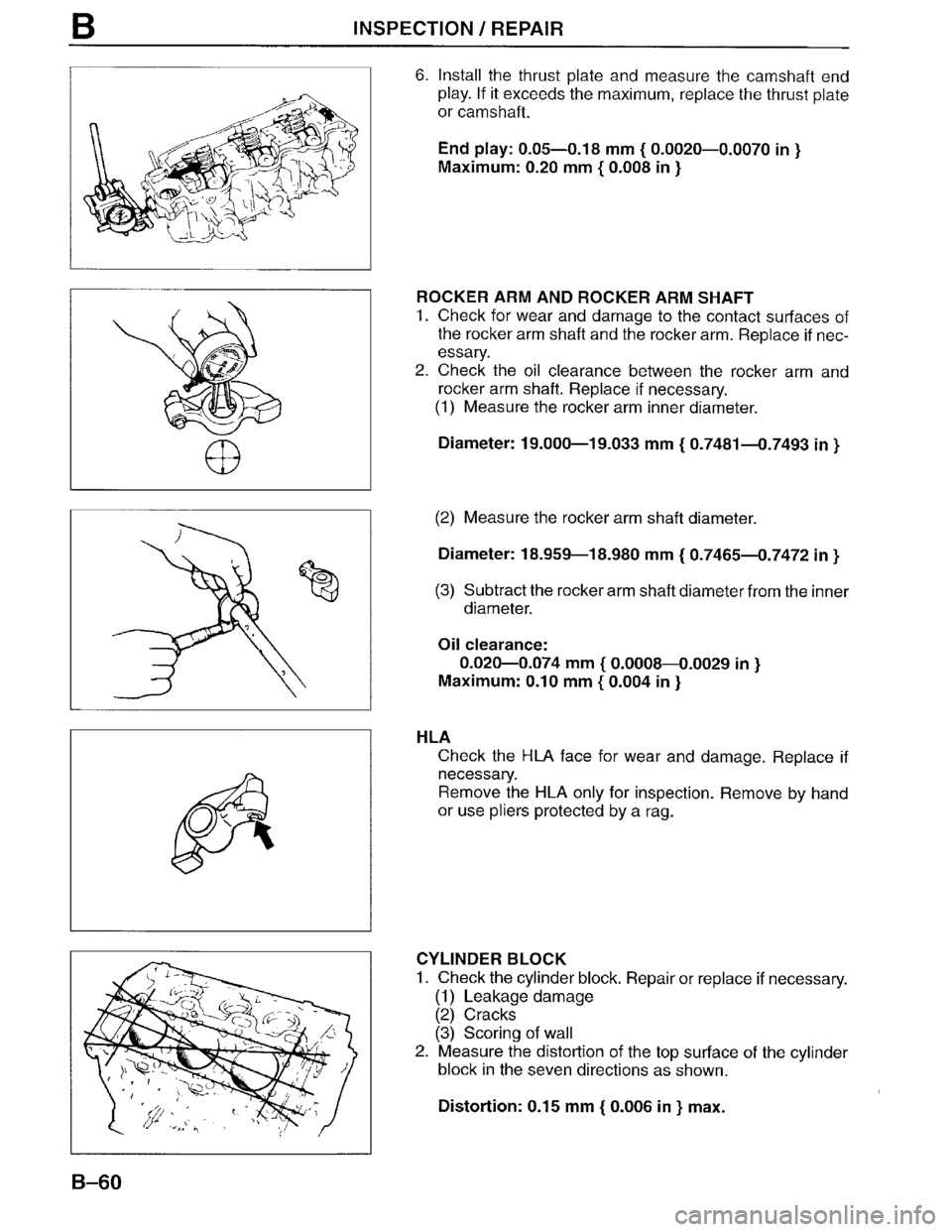 MAZDA MPV 1996  Workshop Manual 