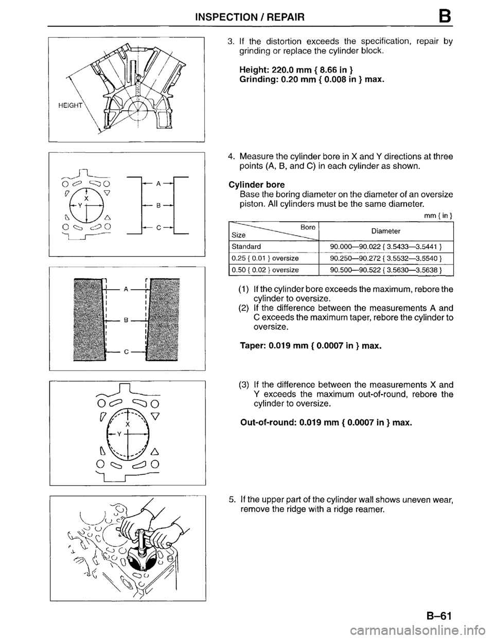 MAZDA MPV 1996  Workshop Manual 