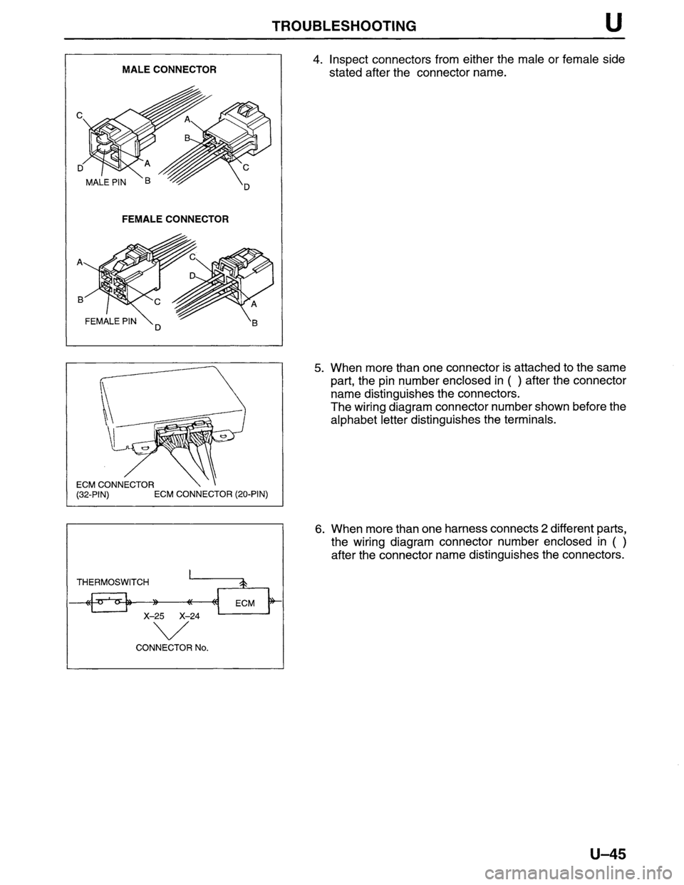 MAZDA MPV 1996  Workshop Manual 