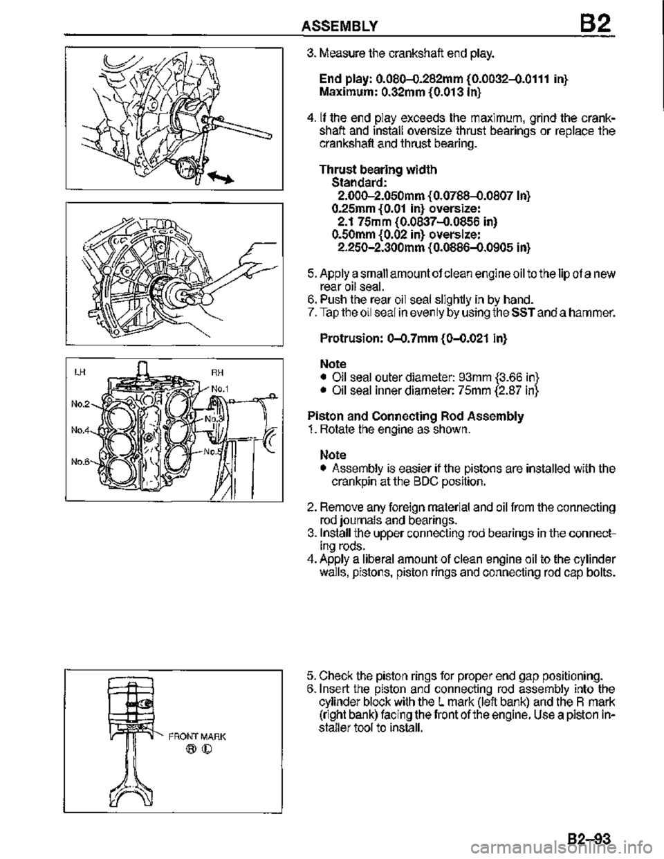 MAZDA MX-3 1995  Workshop Manual 