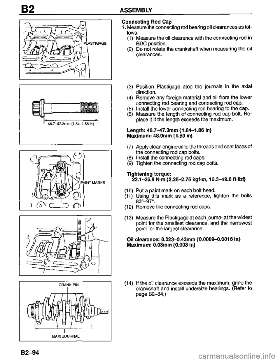 MAZDA MX-3 1995  Workshop Manual 