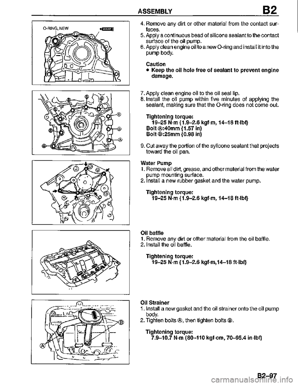 MAZDA MX-3 1995  Workshop Manual 