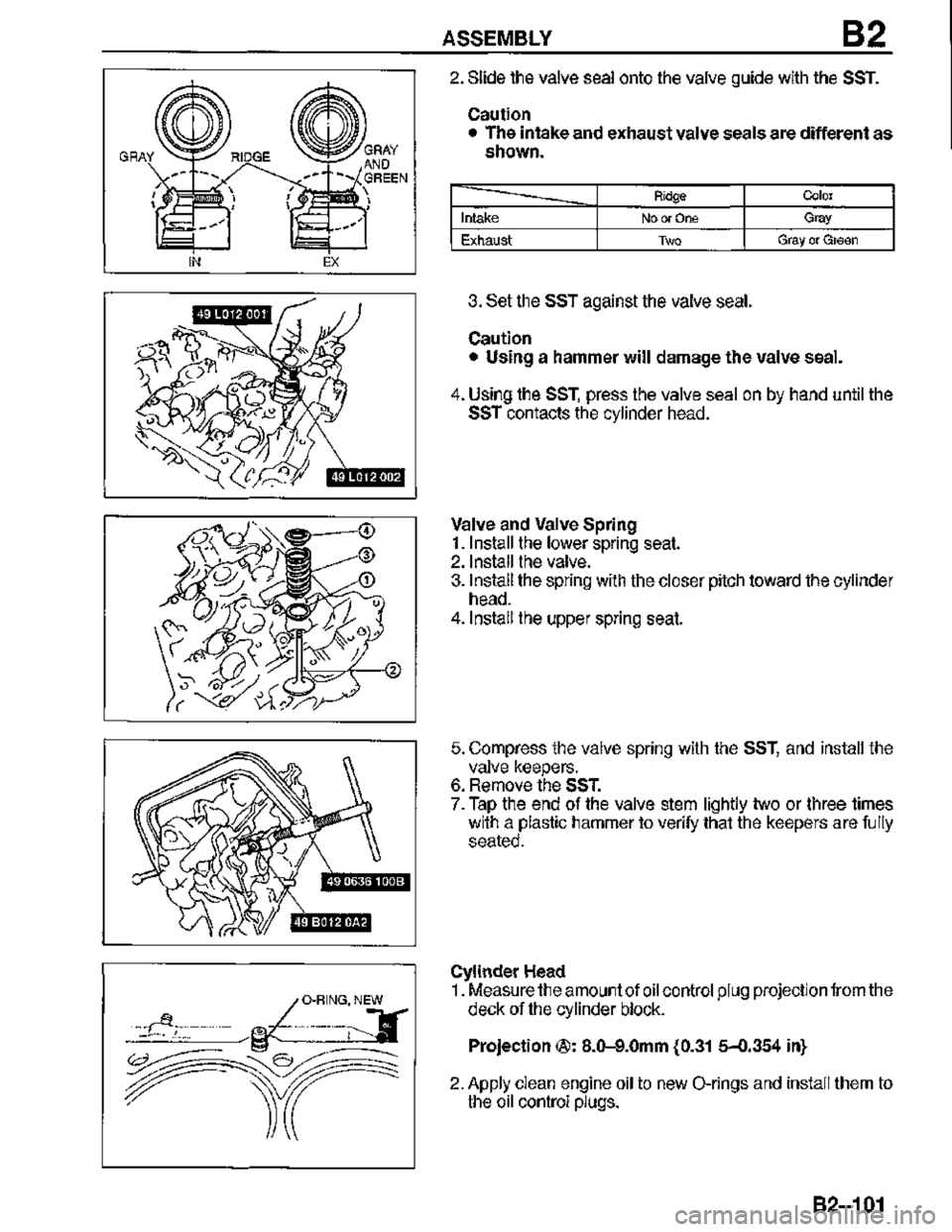MAZDA MX-3 1995  Workshop Manual 