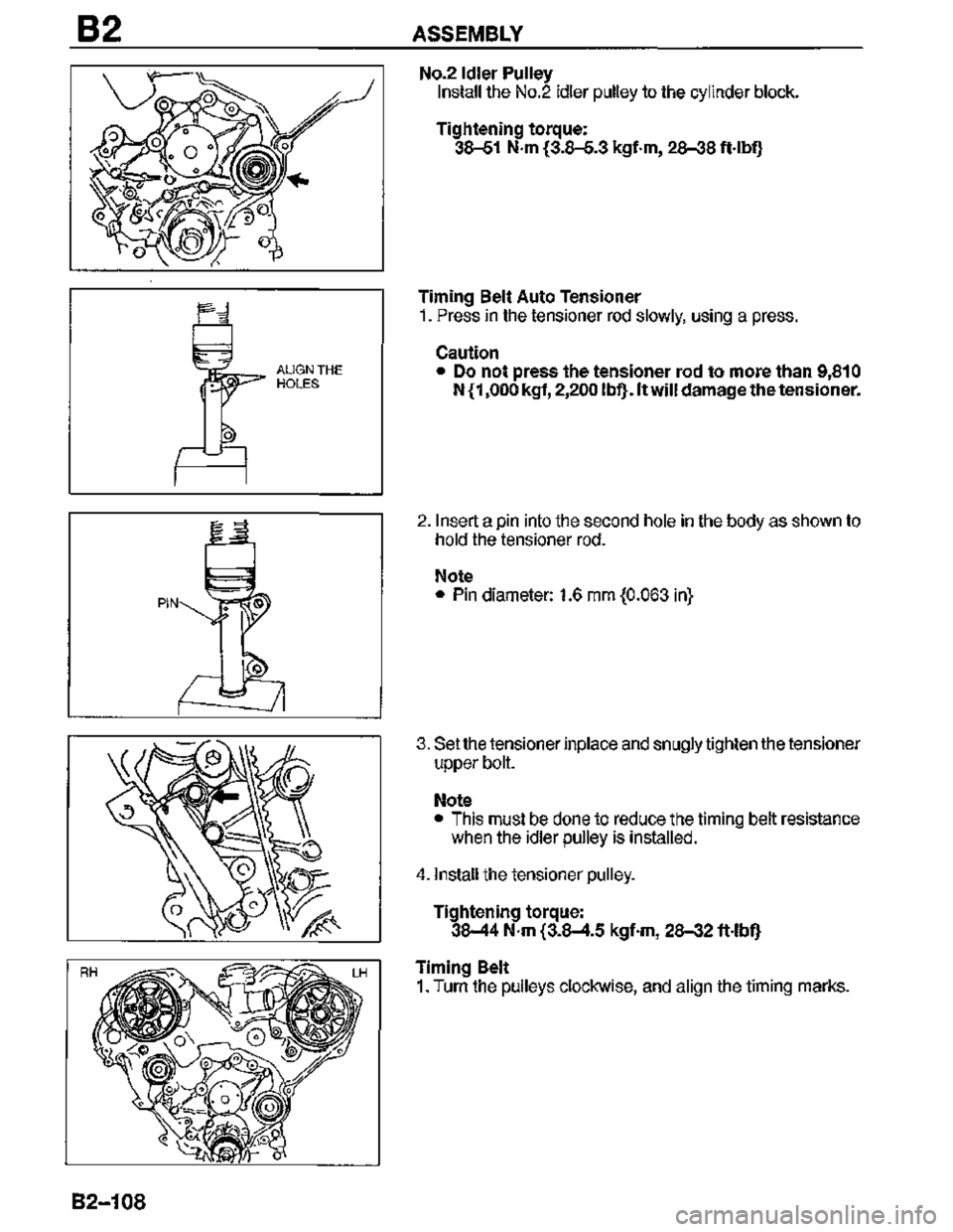 MAZDA MX-3 1995  Workshop Manual 